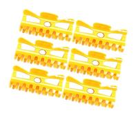 WRITWAA 6pcs Professional Hair Curling Clips for Volume Roller Jaw Clamps for Hair Styling