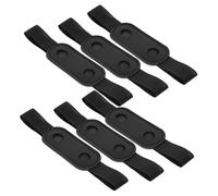 WRITWAA 6pcs Pu Leather Pen Sleeves with Elastic Band Single Fountain Pen Pouch Protective Sleeve for Notebook Storage Bag Suitable for Journal and Planner Use