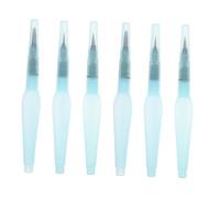 WRITWAA 6pcs Water Brush Pens for Portable Watercolor Painting Supplies Lightweight Arts Ink Pens for School Drawing and Calligraphy with Fine to Broad Tips