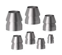 WRITWAA 7pcs Hammer Wedge Iron Installation Accessories Silver Fixing Wedge for Hammer, Wooden Structure Reinforcement for Woodworkers and Construction Workers