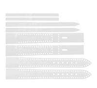 WRITWAA 8 Pcs Leather Craft Watchband Template Watch Strap Stencil Acrylic Sturdy Convenient Simple Delicate Design for DIY Project and Crafting