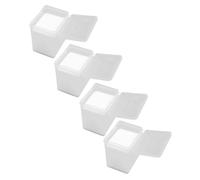 WRITWAA 800Pcs Eyelash Extension Wipes Pads Lint Lash Extension Removal Tool Soft White Adhesive Cleaning Pads for Precise Application Salon and Home Use Multipurpose for Jewelry Cleaning