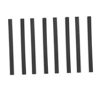 WRITWAA 8pcs Dustpan Rubber Lip Strips Durable Replacement Edges for Efficient Waste Collection Fit for Home and Commercial Cleaning