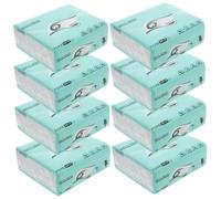 WRITWAA 8pcs Household Paper Towels Soft Absorbent Tissue for Kitchen and Bathroom Use Three Thick Design Chemical for Skin for Face Wash and Makeup Removal