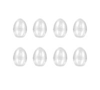 WRITWAA 8Pcs Plastic Easter Candy Boxes Jumbo Fillable Balls for Engagement Wedding Party Favors Biscuit Container