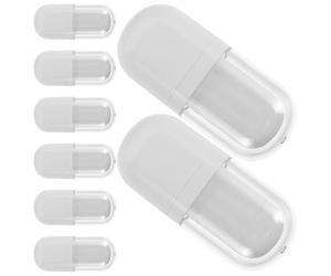 WRITWAA 8pcs Reusable Oval Lip Gloss Containers 3ml Plastic Tubes with Freshness Protection Portable Liquid Lip Gloss Tubes for Personal and Professional Use