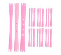 WRITWAA 90Pcs Small Plastic Spiral Hair Perm Rods Durable Cold Curling Tools for Salon Home Use Water Wave Design for Stylish Natural Curls Suitable for Short Hair