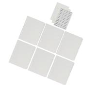 WRITWAA A5 Binder Divider Sticker Set 6 Holes Pp Material Round Ring Binder Index Tabs Organizing Documents Withstand Daily Use Personal Use School