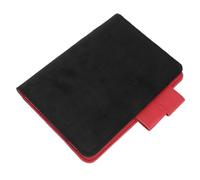 WRITWAA A6 Planner Cover in Black Pu Leather and Cloth with Pen Loop and Card Slot, Notebook Protector Shell for Travel and School, Shields Notebook from Daily Wear with Inner Pocket