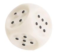 WRITWAA Accessible Raised Dot Braille Dice, Plastic Tactile Game Piece for Blind and Low Vision Players, Suitable for Inclusive Board Games and Classroom Playing Activities