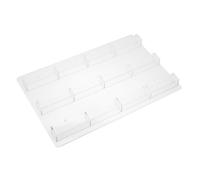 WRITWAA Acrylic Business Card Wall Display 12 Slots, Multi-tier Card Organizer Rack for Office and Waiting Rooms, Wall Mounted Vertical Holder Pre-drilled Holes for Easy Installation
