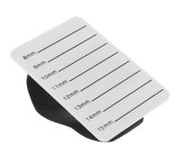 WRITWAA Acrylic Lash Tray for Lash Extensions Eyelashes Holder Board 8-15mm Portable White Eyelash Display Tool for Cosmetics and Makeup Artists