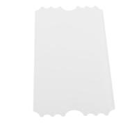 WRITWAA Acrylic Sublimation Blank Tickets Single-Sided DIY Heat Transfer Concert Event Craft Blanks for Weddings Parties Carnivals Classroom Prom Projects