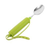 WRITWAA Adaptable Utensil for Weak Hand & Tremors - Silicone Handle Anti-Shake Spoon Tableware for Home Nursing Facilities Disabilities Elderly