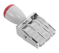 WRITWAA Adjustable Date Stamp Roller Stamp Plastic Handle with International Date Format Efficient Office Tool Creative DIY Design for Planners and Scrapbooking by International Students