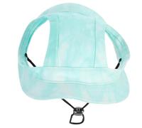 WRITWAA Adjustable Puppy Hat for Small Dogs and Cats, Cotton Pet Bucket Hat with Sun-shade Design, Easy to Put and Take, for Outdoor Use and Taking Interesting Photos, Light Green