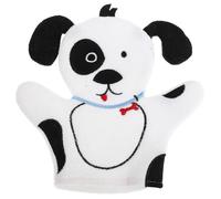 WRITWAA Adorable Bathing Glove Dog Cartoon Scrubber for, Dual-Use Exfoliating Bath Mitt for Gentle Body and Foot Cleaning, Cute Kawaii Washing Accessory for Bathroom Essentials