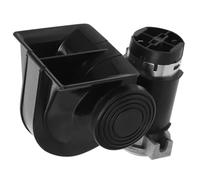 WRITWAA Air Horn 12v Square-mouthed Plastic Black with Harness for Vehicle Truck DIY Immediate Use after Installation