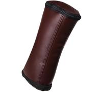 WRITWAA Artificial Leather Pulse Pillow Brown Comfortable to The Touch and Washable Multi-Function Wrist Cushion for Use and Daily Pulse Taking