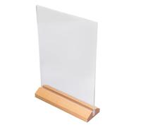 WRITWAA Assorted Colour Synthetic Material Display Stand with Simple and Generous Design, Steady on Desktop and Not Easy to Break, for Restaurant Table Or Desk Use, as Price Tag Holder