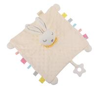 WRITWAA Baby Appeasing Towel Sleeping Doll for Newborns, Soft Spandex Down Cotton Rabbit Comforter, Saliva-Resistant Soother for Infant Sleep and Teething