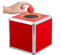 WRITWAA Ballot Box Raffle Ticket Storage Bin Square Sturdy 25Cm for Lottery and Gathering Events