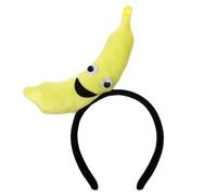 WRITWAA Banana Headband:Food Headband Yellow Banana Party Hair Band Performance Hair, Hair Hoop Accessories