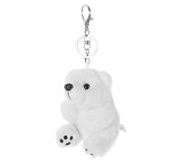 WRITWAA Bear Keychain Plush Stuffed Animal Pendant Soft PP Cotton