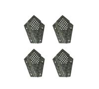 WRITWAA Beekeeping Tool Easy to Use 4pcs Anti-escape Beehive Inner Cover Corner Metal Zinc Practical Accessory for Beehive Management