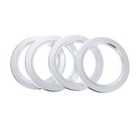 WRITWAA Bird Breeding Box Anti-Bite Aluminium Ring Nest Protector Lightweight Parrot Cage Accessory 4Pcs for Garden Nesting Boxes