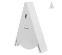 WRITWAA Bird Chirping Noise Machine with Timer and Relaxation Features, White Abs Triangle Desktop Sound Box for Bedroom and Bathroom Use, Portable Nature Sound Therapy for Ages