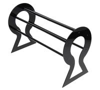 WRITWAA Black Acrylic Headband Holder and Jewelry Display Stand Organizer for Mothers and Girlfriends, Suitable for Organizing Hairbands, Necklaces, and Bracelets, for Christmas