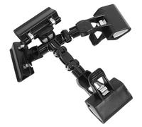 WRITWAA Black Iron Painting Copy Holder Clamp Flexible Double Head Clip, Paper Holder Stand for Artists and Painters, Suitable for Proofreading and Office Use