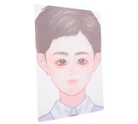 WRITWAA Boy Girl's Face Painting Practice Board Washable Reusable Template for Makeup Skills Mannequin for Artists Halloween Stage Use