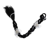 WRITWAA Braided Fake Ponytail Hair Extensions for Women Soft Tangled-resistant Hair Styling Accessories Natural Black Braid Ponytail for Parties Weddings Cosplay