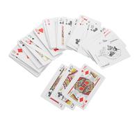 WRITWAA Braille Cards for Poker 1 Deck Accessible Playing Cards with Braille Markings Plastic Material Assorted Color Versatile Gameplay for Visually Impaired and Bridge Random Color