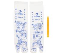 WRITWAA Breathable Cotton Acupoint Massage Socks for Daily Wearing, Comfortable Thickened Foot Socks with Acupuncture Point Massage Stick, for Relaxation and Foot Health