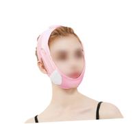 WRITWAA Breathable Face Lifting Mask Chin Strap for Women Soft Durable Bandage Comfortable Skin Friendly Elastic Design Pink Supports Facial Skin Firmness and Snoring Prevention