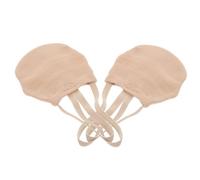 WRITWAA Breathable Half Sole Dance Shoes Soft Sole Guards Non-Slip Forefoot Pads for Adult Ballet and Belly Dancing Reusable Wrap-Around Protector for Stability and Comfort Beige