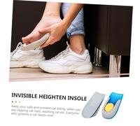 WRITWAA Breathable Height Increase Insoles for Men and Women Non-Slip Lightweight Shoe Pads with Sweat Absorbing Honeycomb Elastic for Sports and Dress Shoes