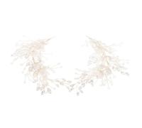 WRITWAA Bridal Hair Pins Pearls Elegant Leaf Shape Crafted from Zinc Alloy for Wedding Dinner Party Jewelry