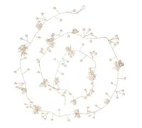 WRITWAA Bridal Headband Flower Design Elegant Wedding Hair Accessory for Brides Bridesmaids and Special Occasions Decoration Gold Copper Wire Flowers