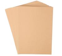 WRITWAA Brown Kraft Paper Cardstock Sturdy and Tear Resistant 150gsm 100pcs A4 Sheets Heavy Duty Material for DIY Crafts and Scrapbooking Projects