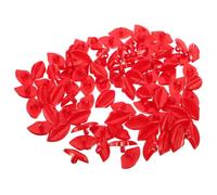 WRITWAA Button Clothing Doll Decoration and Making Mouth Parts Vibrant 50pcs Red Plastic DIY Lips Lip for Unique Embellishments for Crafts