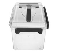 WRITWAA Camera Lens Storage Box 26.00x19.00x17.50cm with Lid | Acrylic Container, Handle Design, Outdoor Use, Fits Photo Equipment and Lens Collection