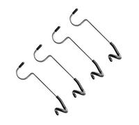 WRITWAA Camping Light Hooks Protect Items from Abrasion Stainless Steel 4pcs with Rubber Grip, Easy to Install and Remove Sturdy Tent Lamp Hangers Suitable for Travelling and Fishing