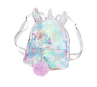 WRITWAA Capacity Unicorn Backpack for Sequin Design Lightweight Travel Rucksack with Separate Compartments for School and Outdoor Use Adorable Glitter Bag for Everyday Organization