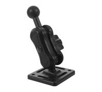 WRITWAA Car Phone Holder 17mm Ball Mount with Extension Rod, Car Cell Phone Holder Dashboard Mount Ball Plate Base, Easily Turn The Head, Black