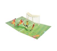 WRITWAA Card Football Smooth and with to Unique Greeting Paper Write 3d Theme up Birthday, Beautiful Design, for Adults Celebrations