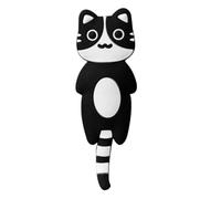 WRITWAA Cat Magnetic Hooks for Fridge Black Color Lovely Animal Style Creative Hooks for Wall Decor